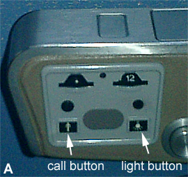 call button and light button are too similar
